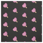 Heart Ice Cream Stick Pattern Fabric