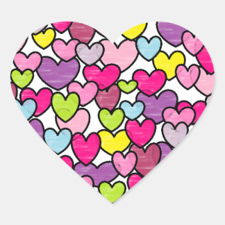 Heart in a Heart Sticker
