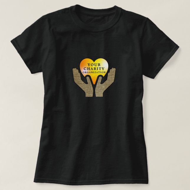 Heart in Hands, Charity Organization, Organizer T-Shirt (Design Front)