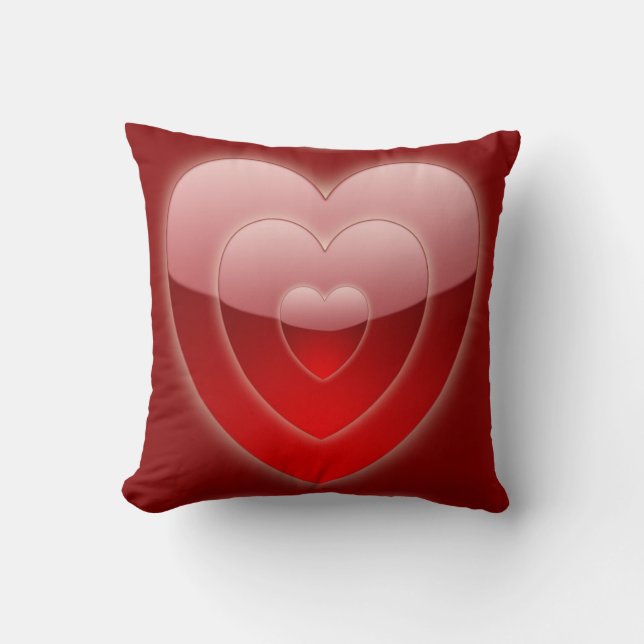 Heart in Hearts Valentine Pillow (Front)