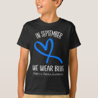 Heart In September We Wear Blue Alopecia Areata Aw