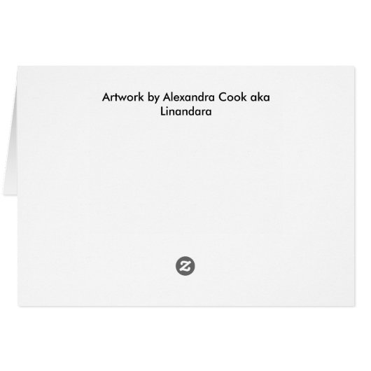 Heart in the Clouds Valentine Romance Love Card (Back Horizontal)