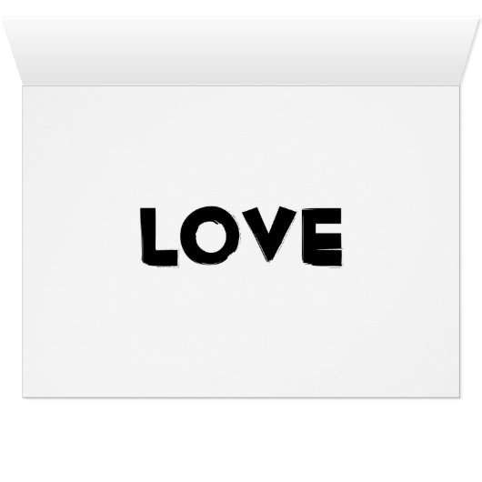 Heart in the Clouds Valentine Romance Love Card (Inside Horizontal (Bottom))