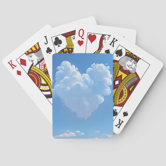 Heart in the Sky Poker Cards (Back)