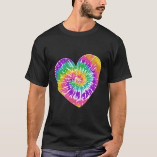 Heart In Tie Dye T-Shirt