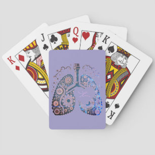 Heart Inhalo Poker Cards
