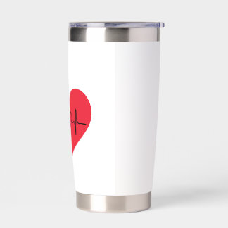 heart insulated tumbler