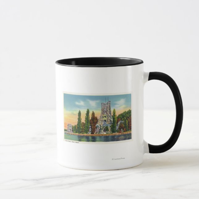 Heart Island View of Alster Tower Mug (Right)