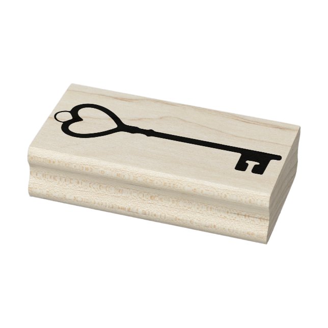 heart key art stamp (Stamp)