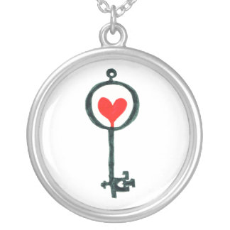 Heart Key Necklace