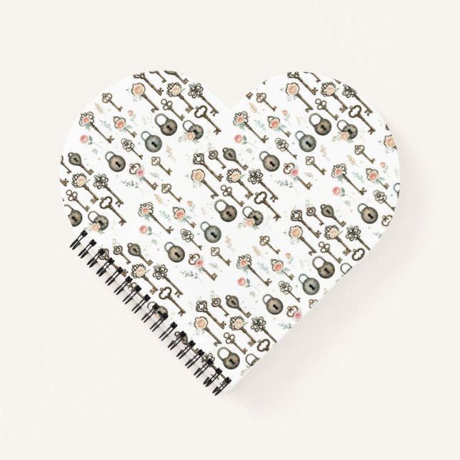 heart key notebook (Front)