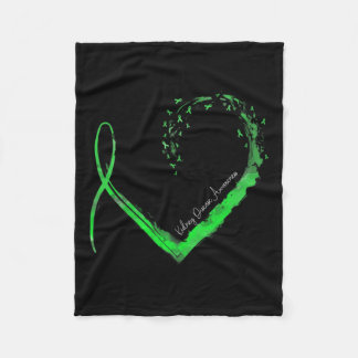 Heart Kidney Disease Awareness Fleece Blanket