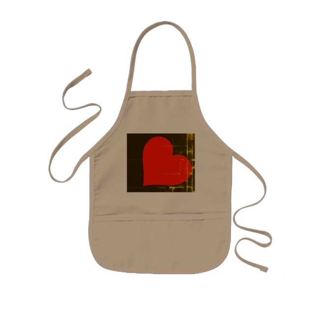 Heart  kids' apron (Front)