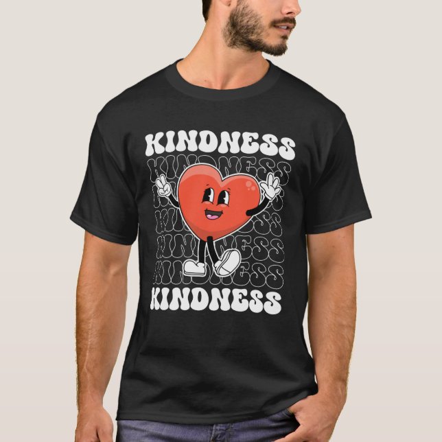 Heart Kindness Squad Be Kind Teacher Unity Day Ant T-Shirt (Front)