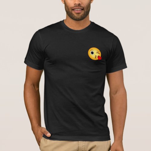 Heart kiss emoji T_Shirt