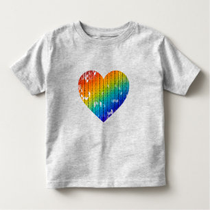 Heart Knitting Toddler T-shirt