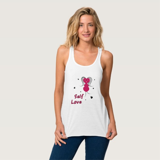 Heart lady tank top (Front Full)
