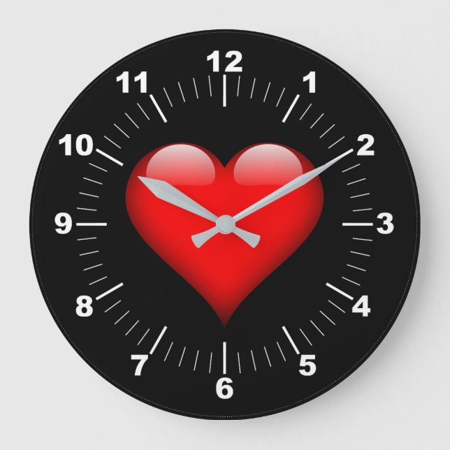 Heart Large Clock (Front)