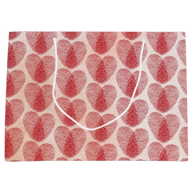 Heart Large Gift Bag (Front)
