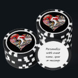 Heart - Las Vegas Playing Card Shape Poker Chips<br><div class="desc">* Playing Card Shape with images including the Las Vegas Welcome sign, craps table, red dice, slot machines, bingo and more Las Vegas Icons - a real Gamblers Delight ! * Nice as a parting gift, wedding reception gifts or Las Vegas personalized Wedding gift for your wedding crew. * Poker...</div>
