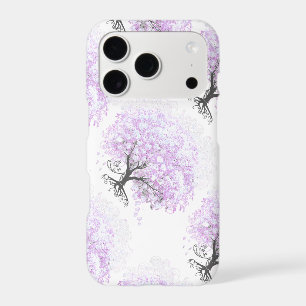 Heart Leaf Lavender Tree Vintage Bird Wedding iPhone 17 Pro Case
