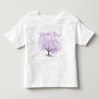 Heart Leaf Lavender Tree Vintage Bird Wedding Toddler T-shirt