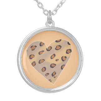 Heart Leopard Sports Pendant Necklace