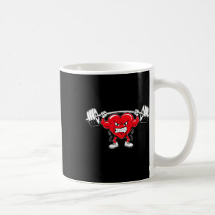 Heart Lifting Gym Workout Bodybuilding Happy Valen Coffee Mug