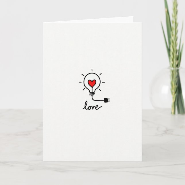 Heart Light Love Card (Front)