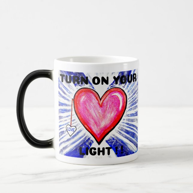 Heart Light Mugs and Cups (Left)