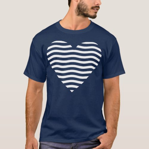 Heart Lines Design 2 T_Shirt