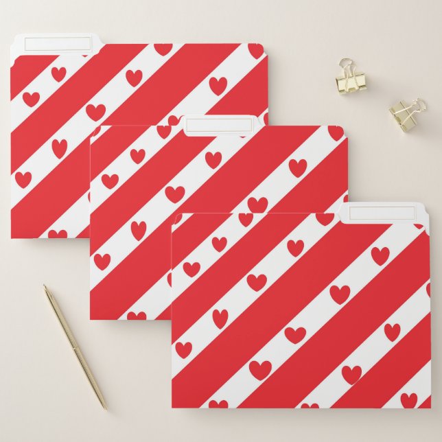 Heart Lines File Folder (Set)
