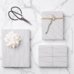 Heart Link on White Lilac Wedding Engagement Wrapping Paper Sheets<br><div class="desc">The design features heart links in silver on a white lilac background. The minimalist, modern and elegant wrapping paper sheets are ideal for wrapping weddings, wedding anniversaries, engagements, Valentine's Day, Sweetest Day, or any other couple of loved one's gifts! For special requests or questions, contact the artist at wafadahdalcreates@gmail.com. ©...</div>