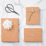 Heart Link Peach Wedding Engagement Wrapping Paper Sheets<br><div class="desc">The design features heart links on a peach color background. The minimalist, modern and elegant wrapping paper sheets are ideal for wrapping weddings, wedding anniversaries, engagements, Valentine's Day, Sweetest Day, or any other couple of loved one's gifts! For special requests or questions, contact the artist at wafadahdalcreates@gmail.com. © Wafa Y....</div>