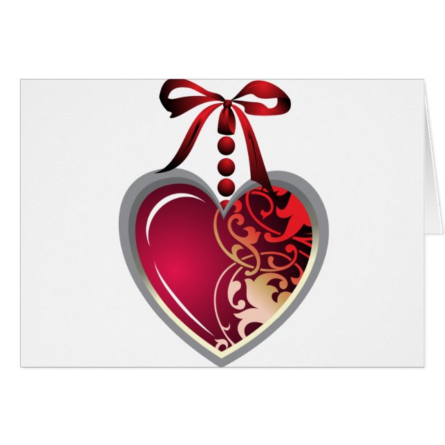 Heart Locket Cards (Front Horizontal)