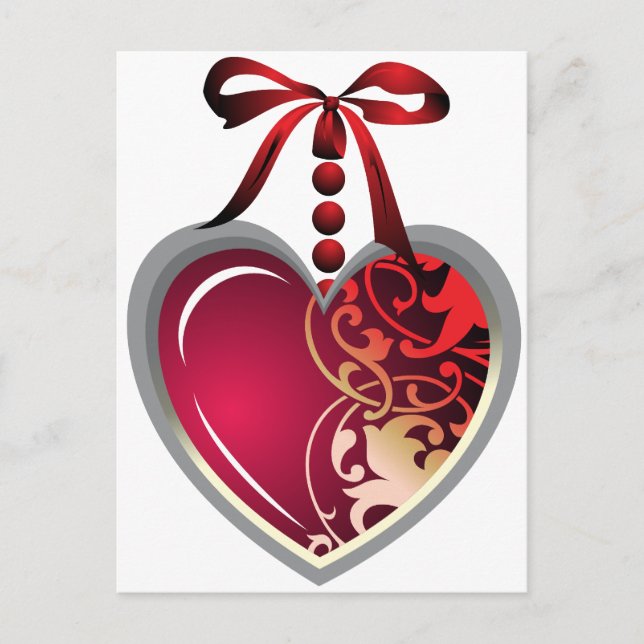 Heart Locket Postcard (Front)