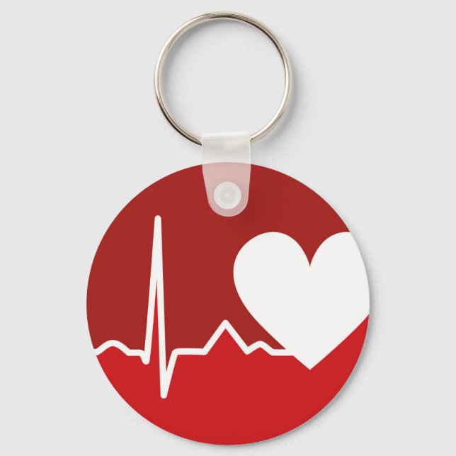 Heart Logo Keychain (Front)