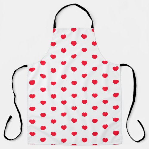 Heart Love All_Over Print Apron