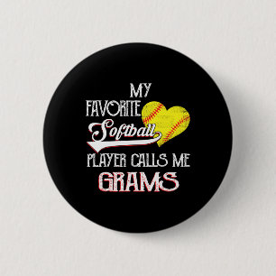 Heart Love Cute Favorite Softll Player Calls Me Gr Button