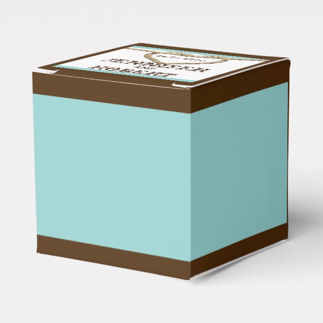 Heart Love Knot Western Wedding Favor Box (Front Side)