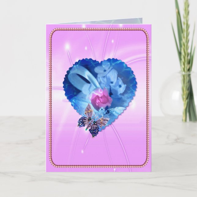 Heart Love Mother's Day Card (Front)