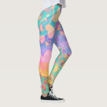 Heart Love Pattern Pastel Design Leggings<br><div class="desc">Lovely Hearts Composing by EDDA Fröhlich / EDDArt | Happy feeling for gifts in Love | For more Products & Designs feel free to contact me: contact@eddart.de or have a look here: www.zazzle.com/store/prettypatternarts and here: www.zazzle.com/store/eddartshop and here: www.zazzle.de/store/eddartiful | Spread your LOVE Message!</div>
