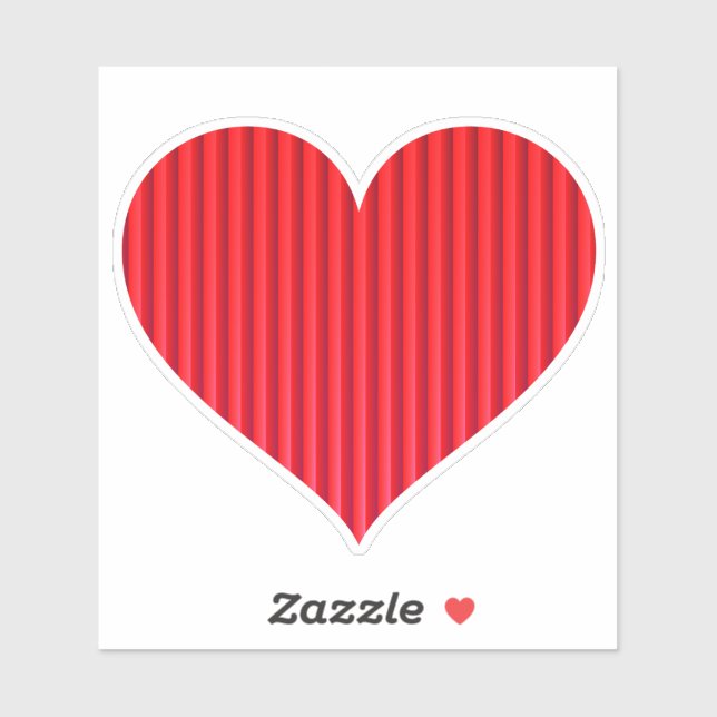 Heart Love Symbol Design-20326 Sticker (Sheet)