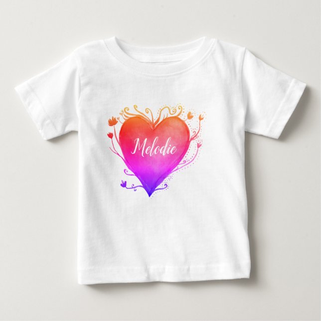 Heart Love T-Shirt (Front)