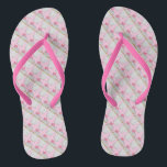 Heart Love Wedding Cupcake Bridesmaid Flip Flops<br><div class="desc">Flip flops feature an original marker illustration of a wedding cupcake with sprinkles,  frosting,  and a pink heart. Makes a perfect gift for your bridesmaids!</div>