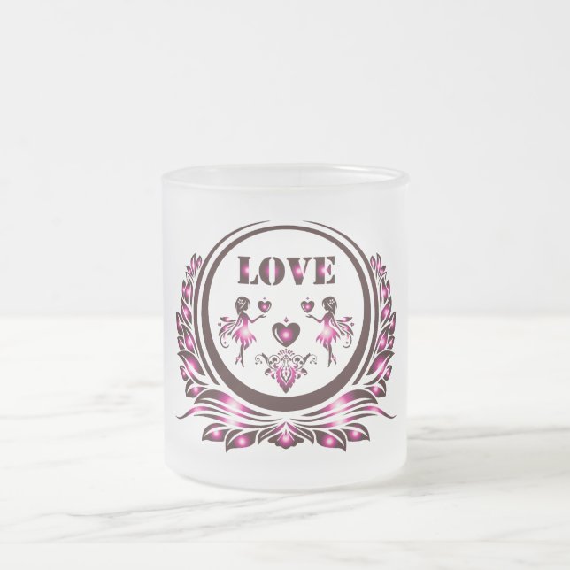 Heart Lover Glass Mug (Center)