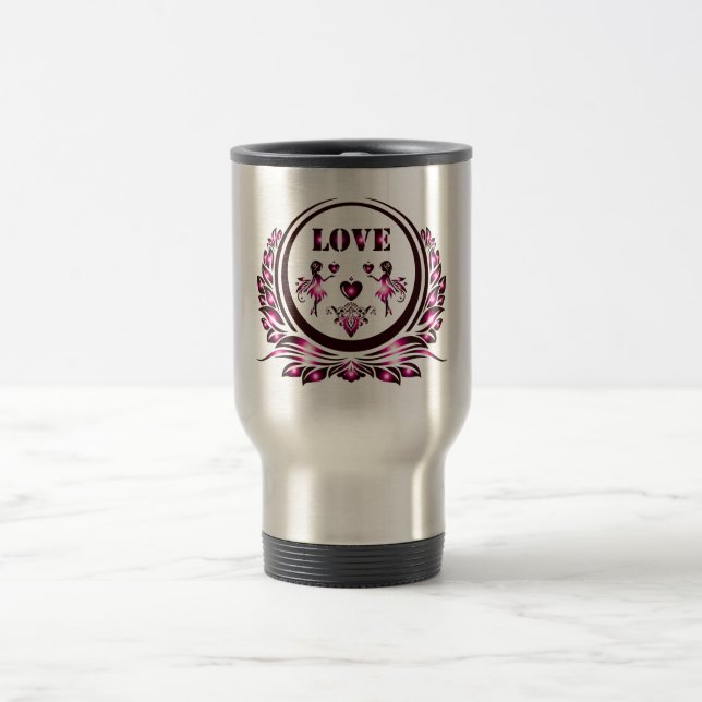 Heart Lover Tumbler Travel Mug (Center)