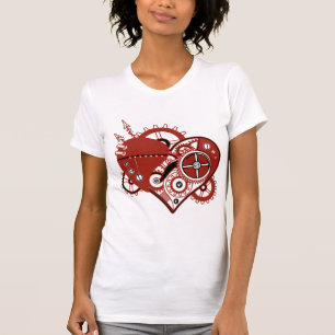 Heart Made of Gears Slim Fit T-Shirt
