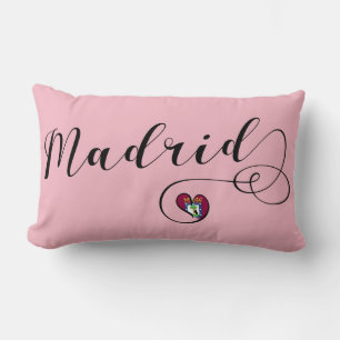 Heart Madrid Cushion, Spanish Lumbar Pillow
