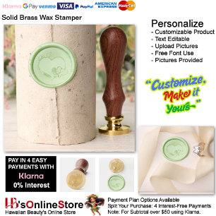 Heart Magic Apple Green Wax Stamper